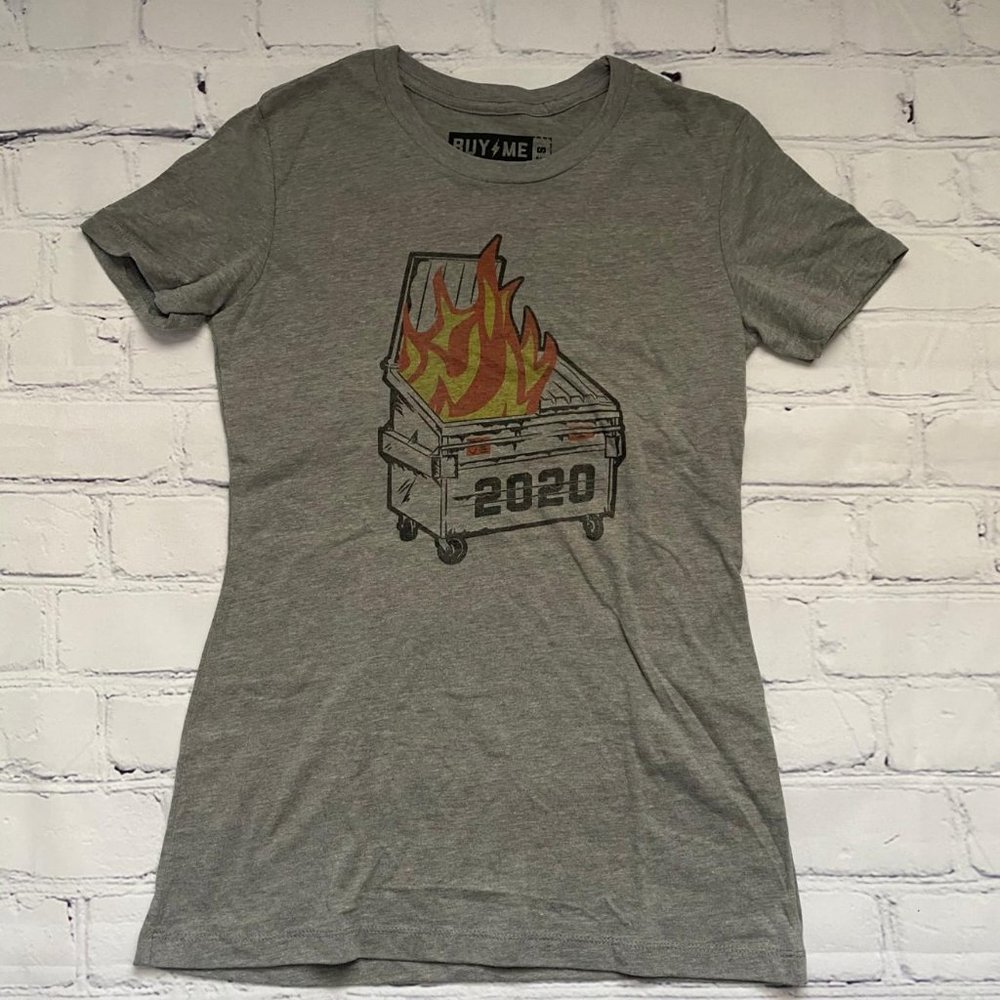 Buy Me Brunch Women's Dumpster Fire 2020 Tee Shirt